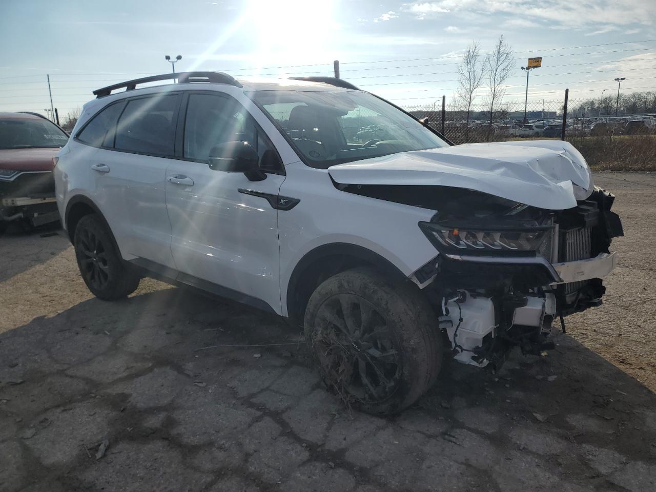 2022 Kia Sorento Ex VIN: 5XYRHDLF4NG130744 Lot: 85955424