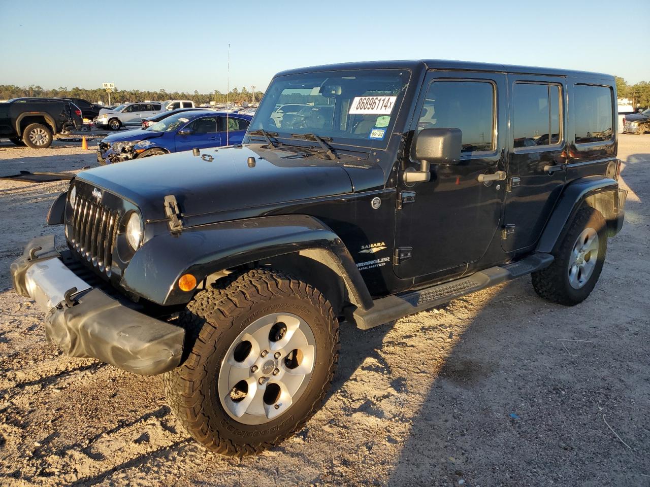 2014 Jeep Wrangler Unlimited Sahara VIN: 1C4HJWEG6EL240409 Lot: 86896114