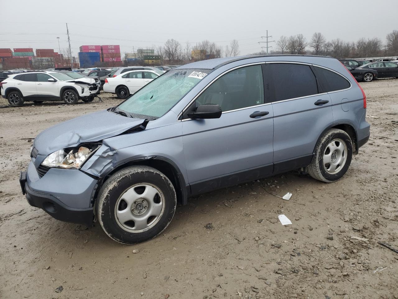 2007 Honda Cr-V Lx VIN: JHLRE48347C011593 Lot: 85684214