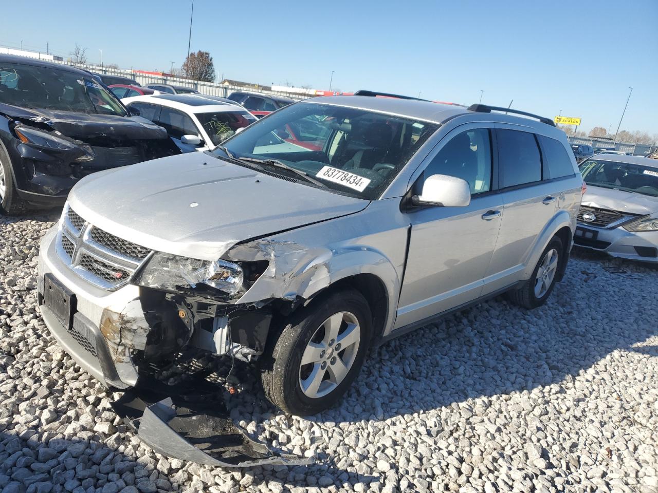 2012 Dodge Journey Sxt VIN: 3C4PDCBG5CT271075 Lot: 83778434