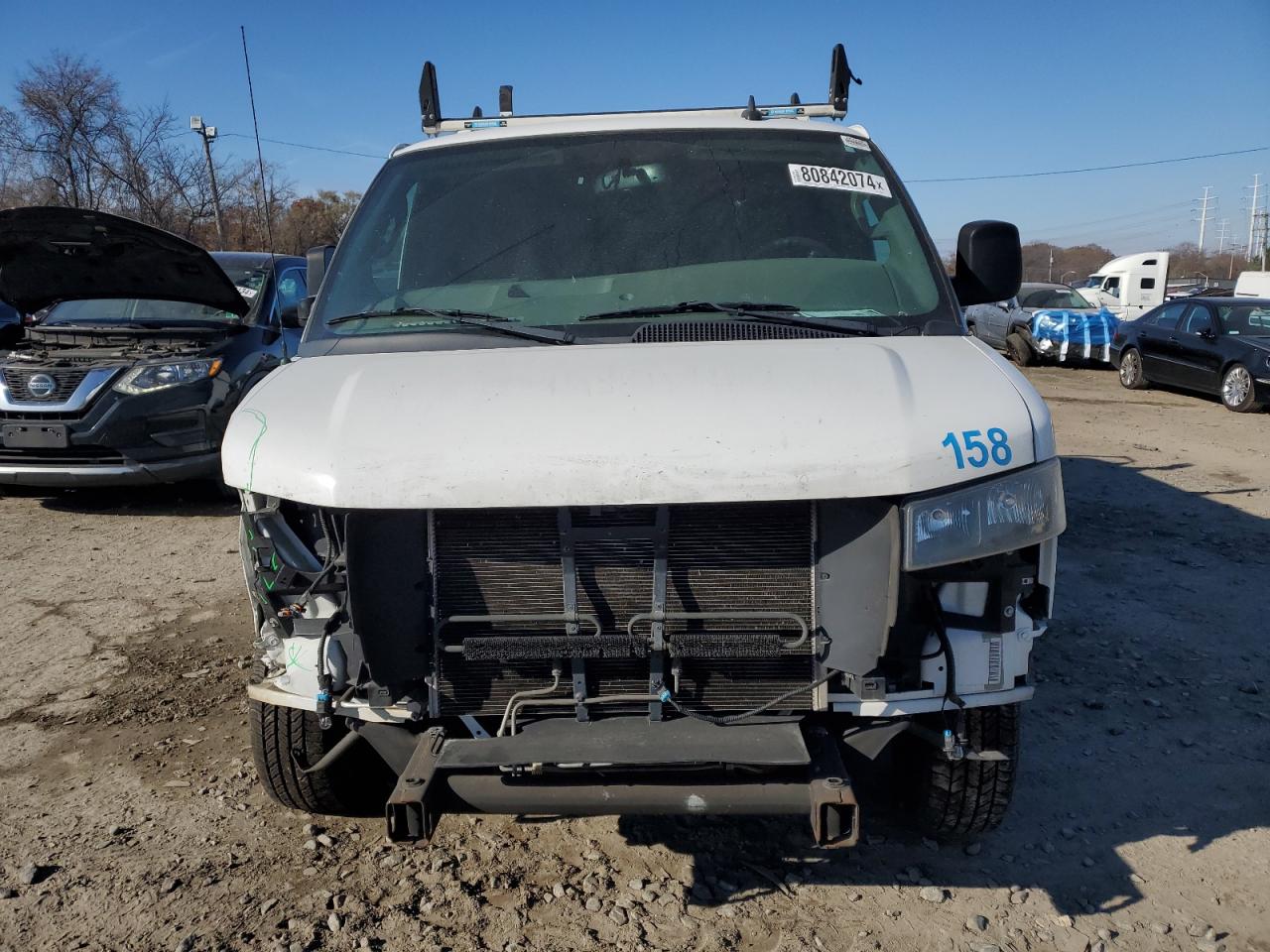 2020 Chevrolet Express G2500 VIN: 1GCWGAFGXL1216064 Lot: 80842074