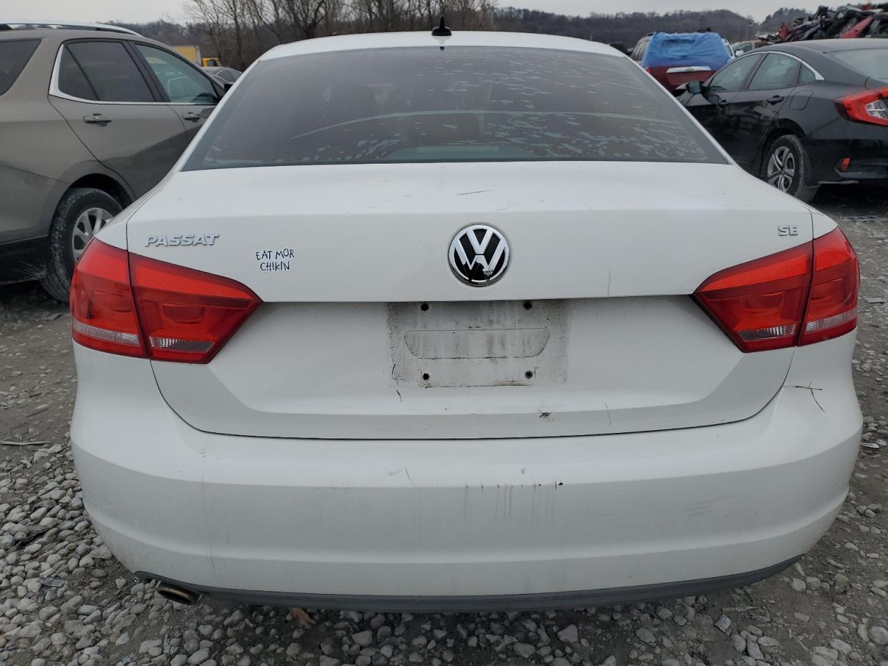 2013 Volkswagen Passat Se VIN: 1VWBP7A37DC091890 Lot: 85531454