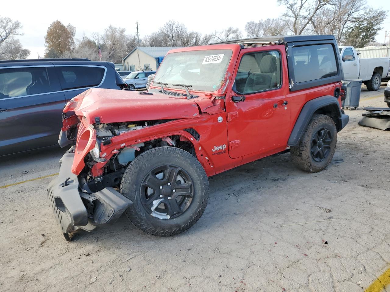 2020 Jeep Wrangler Sport VIN: 1C4GJXAN8LW348614 Lot: 83274054