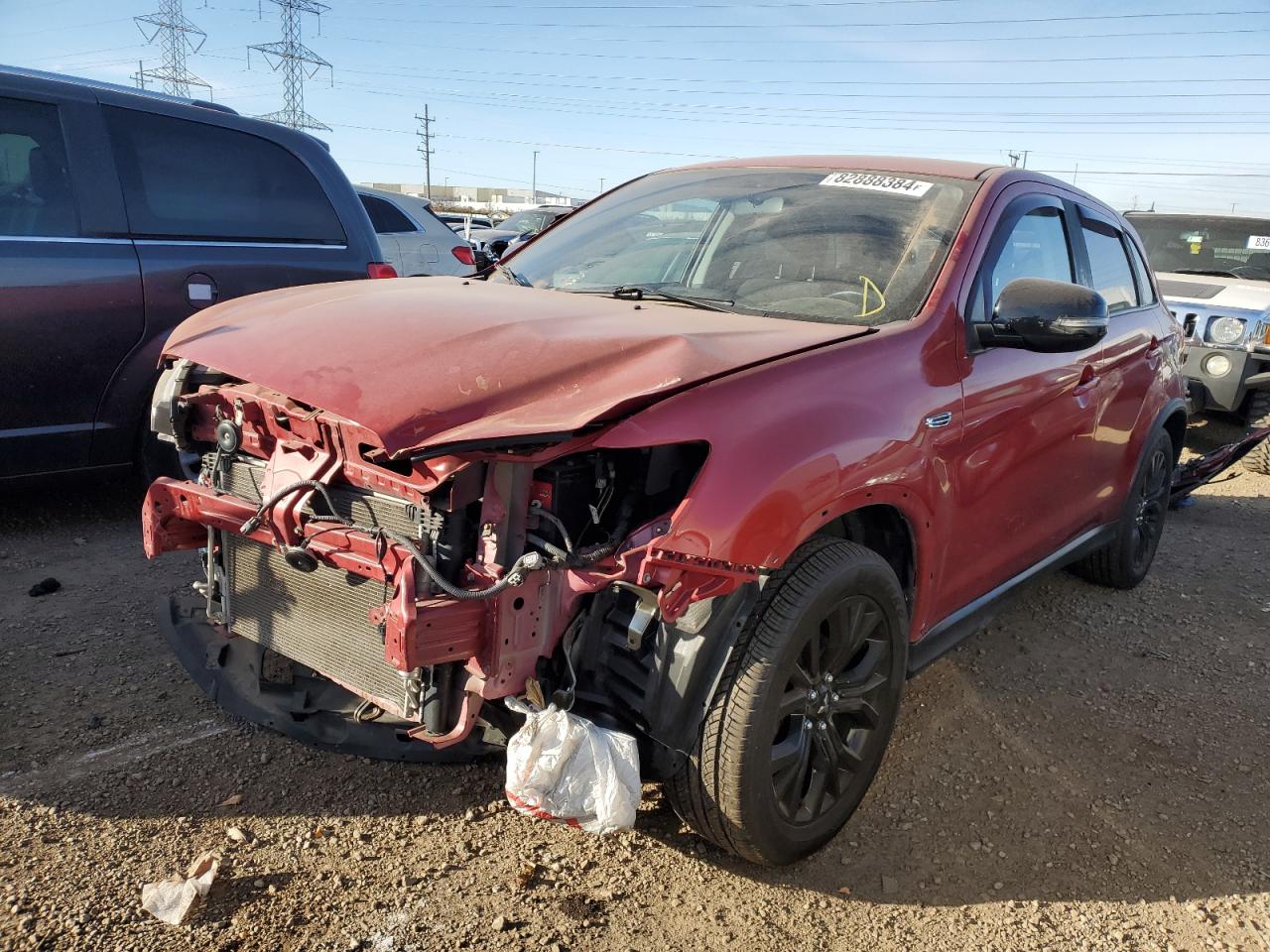 2018 Mitsubishi Outlander Sport Es VIN: JA4AP3AUXJZ020699 Lot: 82888384