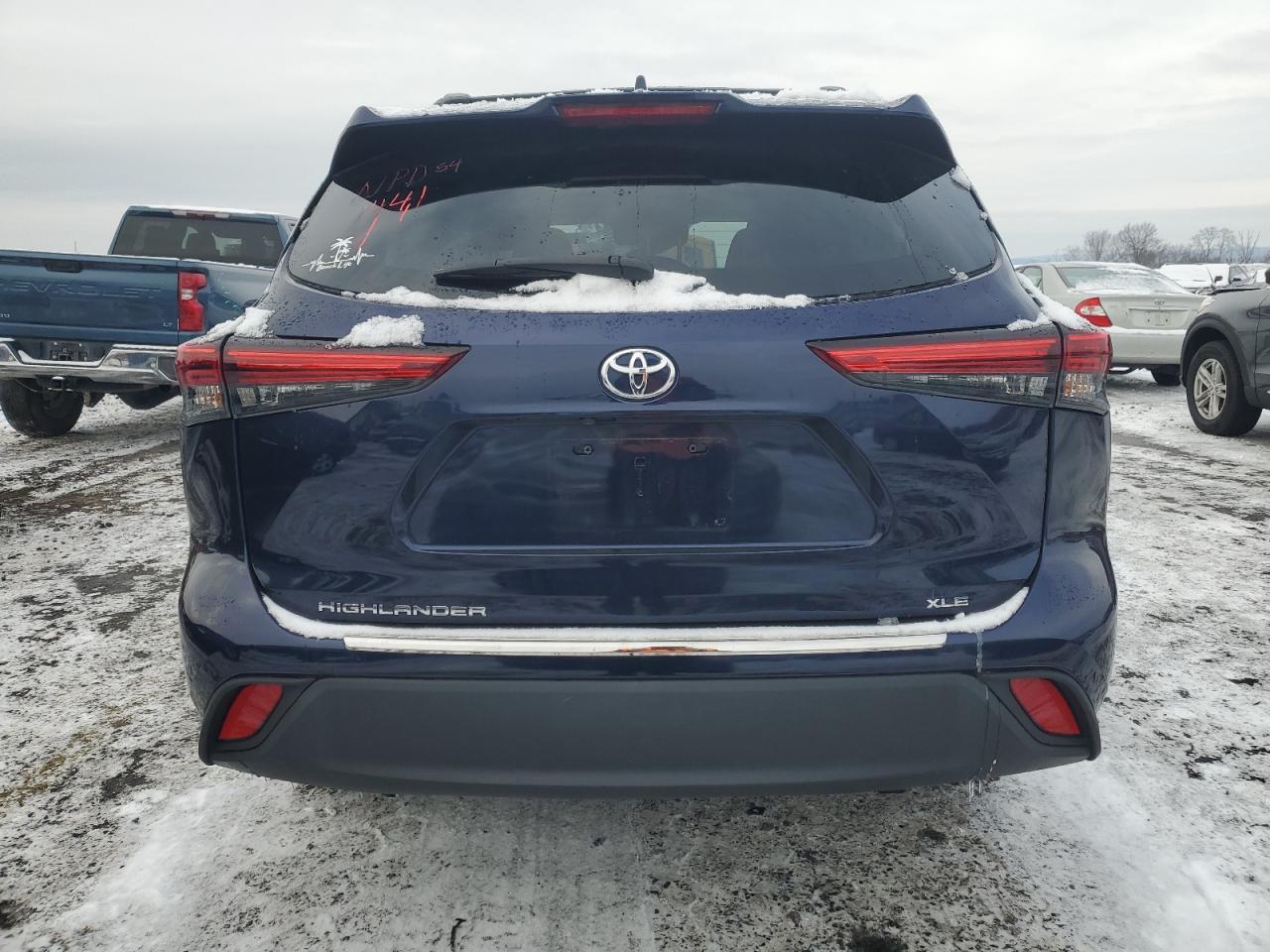 2022 Toyota Highlander Xle VIN: 5TDHZRBH8NS229434 Lot: 86001074