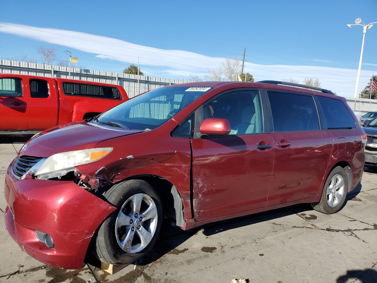 2012 Toyota Sienna Le VIN: 5TDKK3DC4CS197538 Lot: 86092034