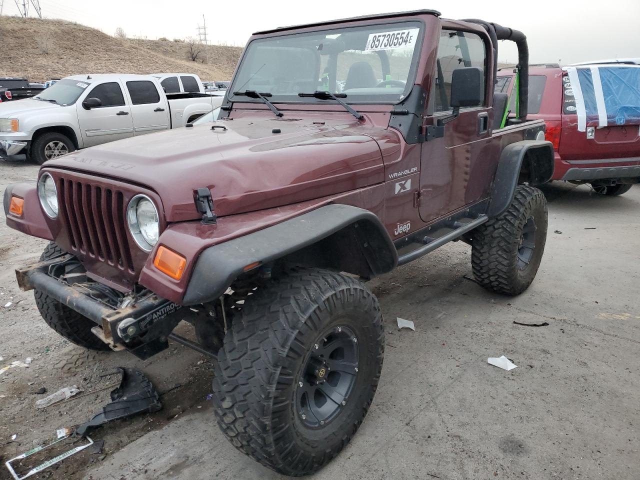 2002 Jeep Wrangler / Tj X VIN: 1J4FA39S62P741724 Lot: 85730554