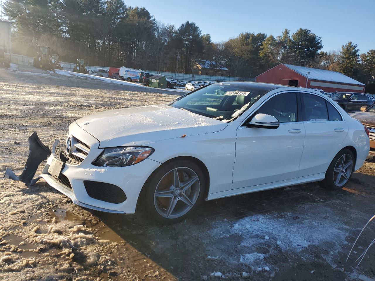 2016 Mercedes-Benz C 300 4Matic VIN: 55SWF4KB4GU109165 Lot: 86184754