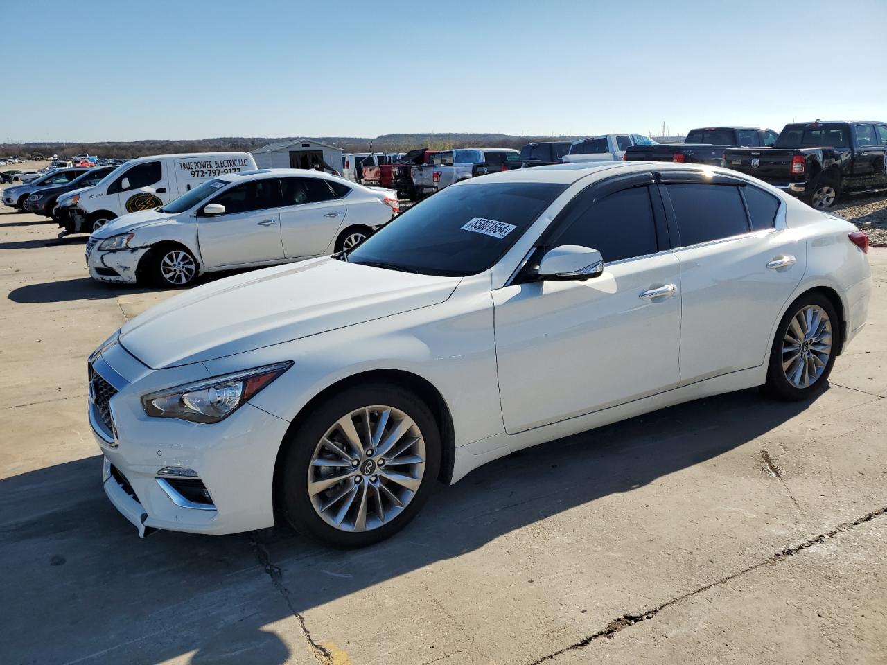 2021 Infiniti Q50 Luxe VIN: JN1EV7BP8MM704989 Lot: 85801654