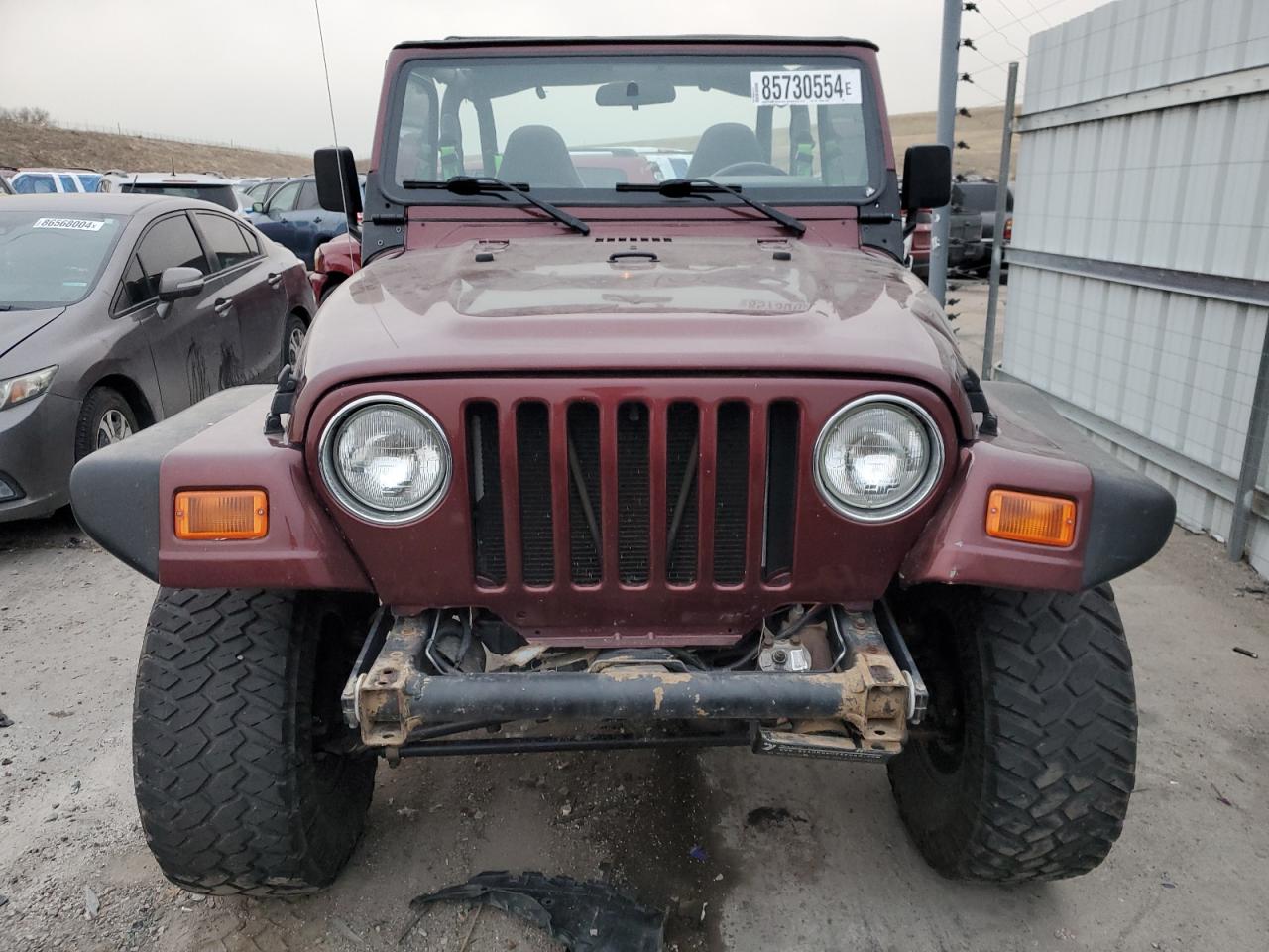 2002 Jeep Wrangler / Tj X VIN: 1J4FA39S62P741724 Lot: 85730554