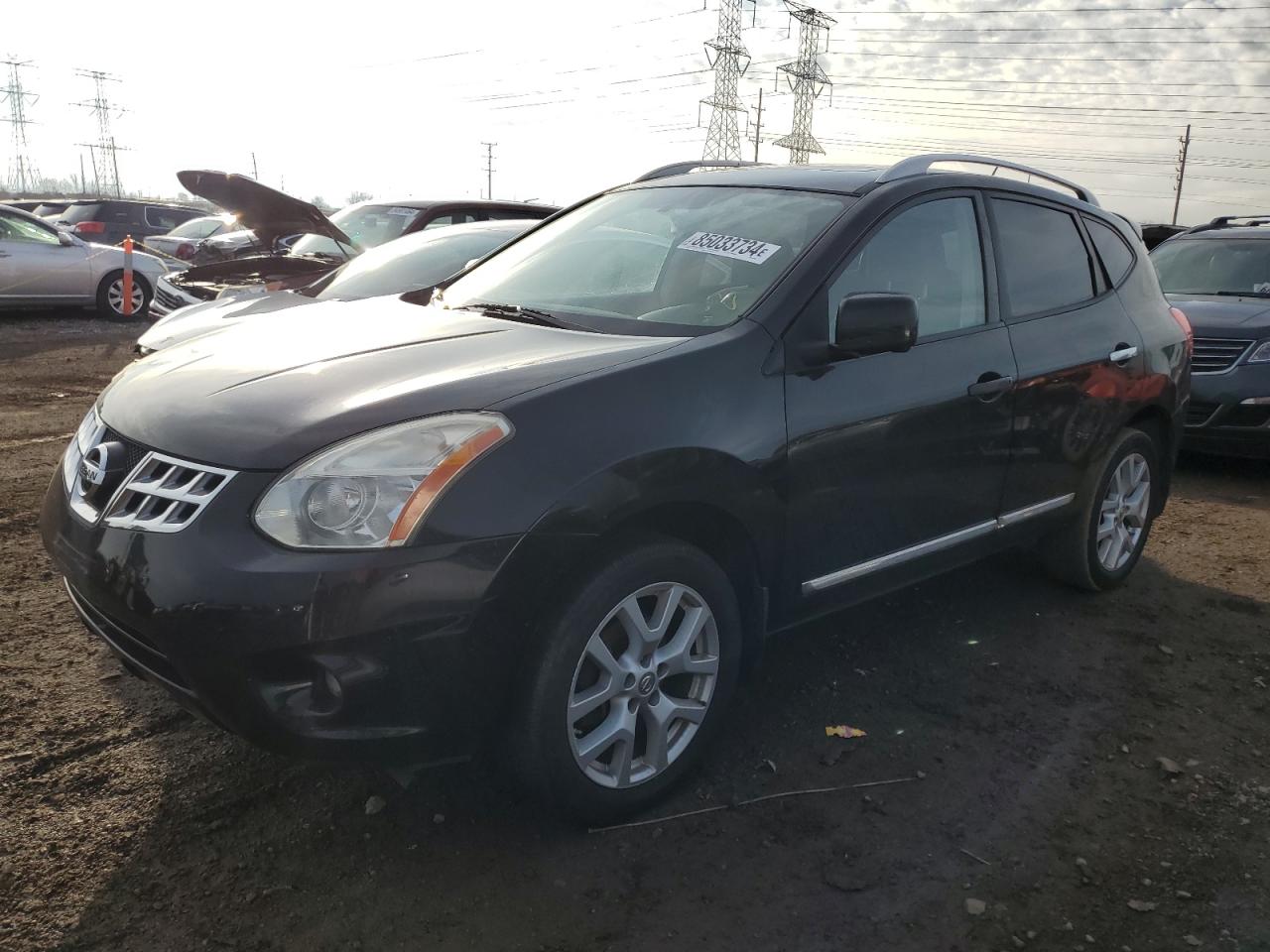 2012 Nissan Rogue S VIN: JN8AS5MV3CW392401 Lot: 85033734