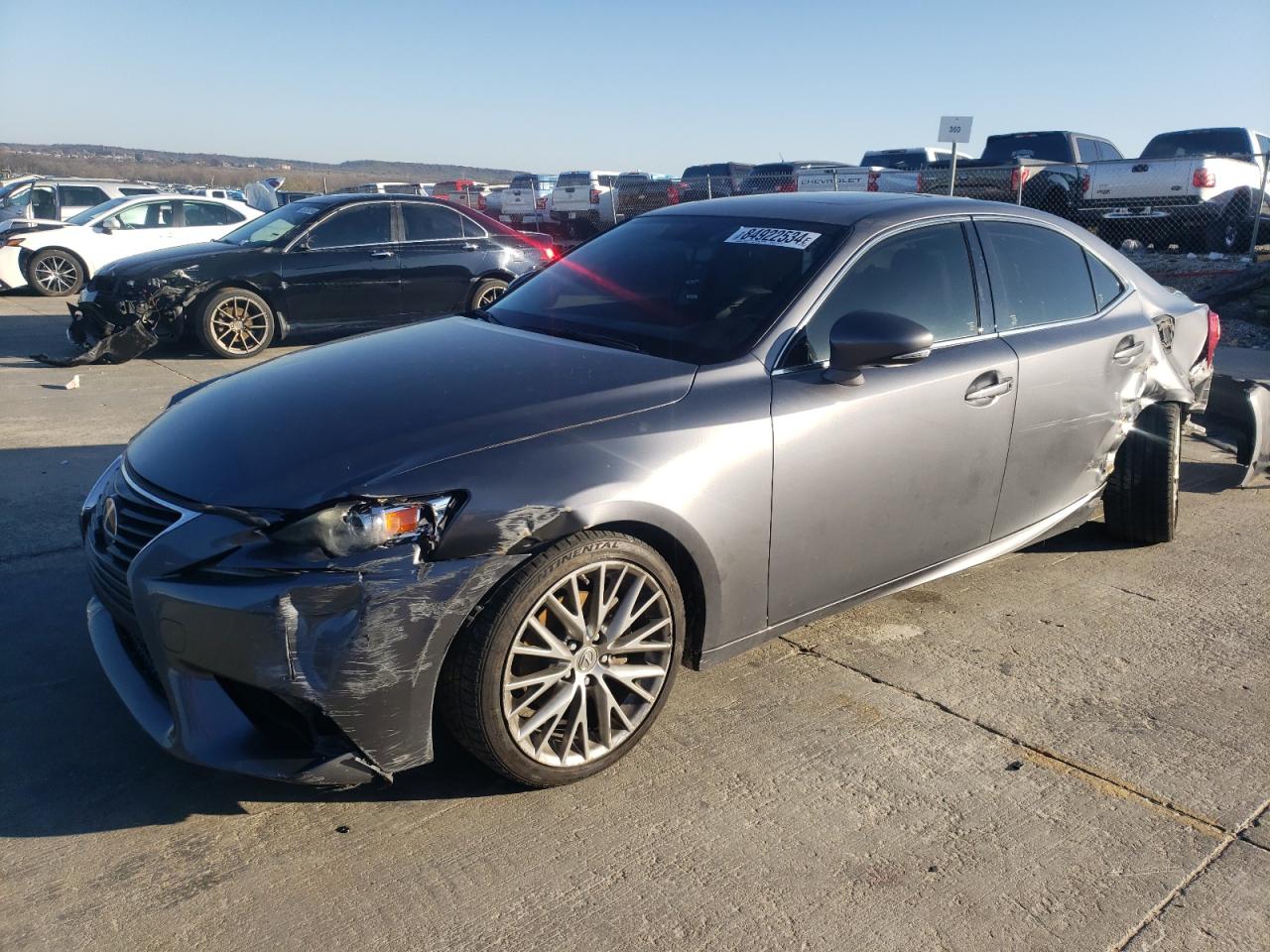 2014 Lexus Is 250 VIN: JTHBF1D2XE5003442 Lot: 84922534