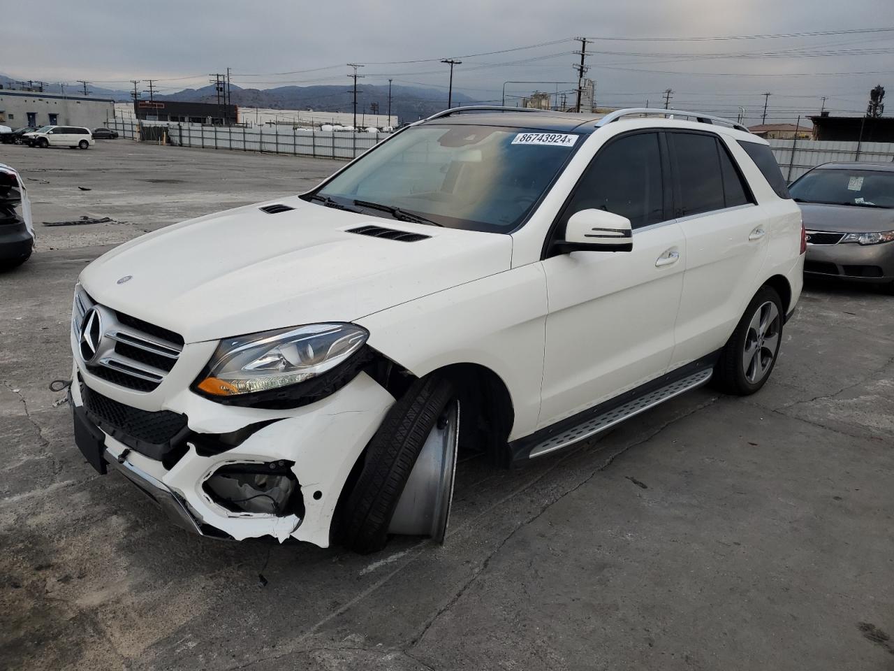 2016 Mercedes-Benz Gle 350 VIN: 4JGDA5JB8GA808723 Lot: 86743924