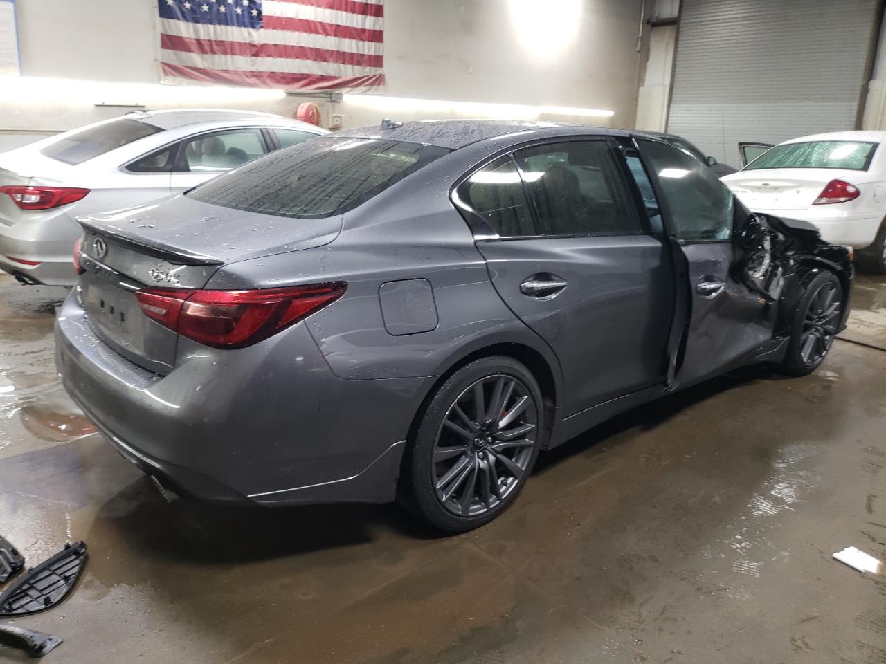 2021 Infiniti Q50 Red Sport 400 VIN: JN1FV7DR4MM880246 Lot: 86753054