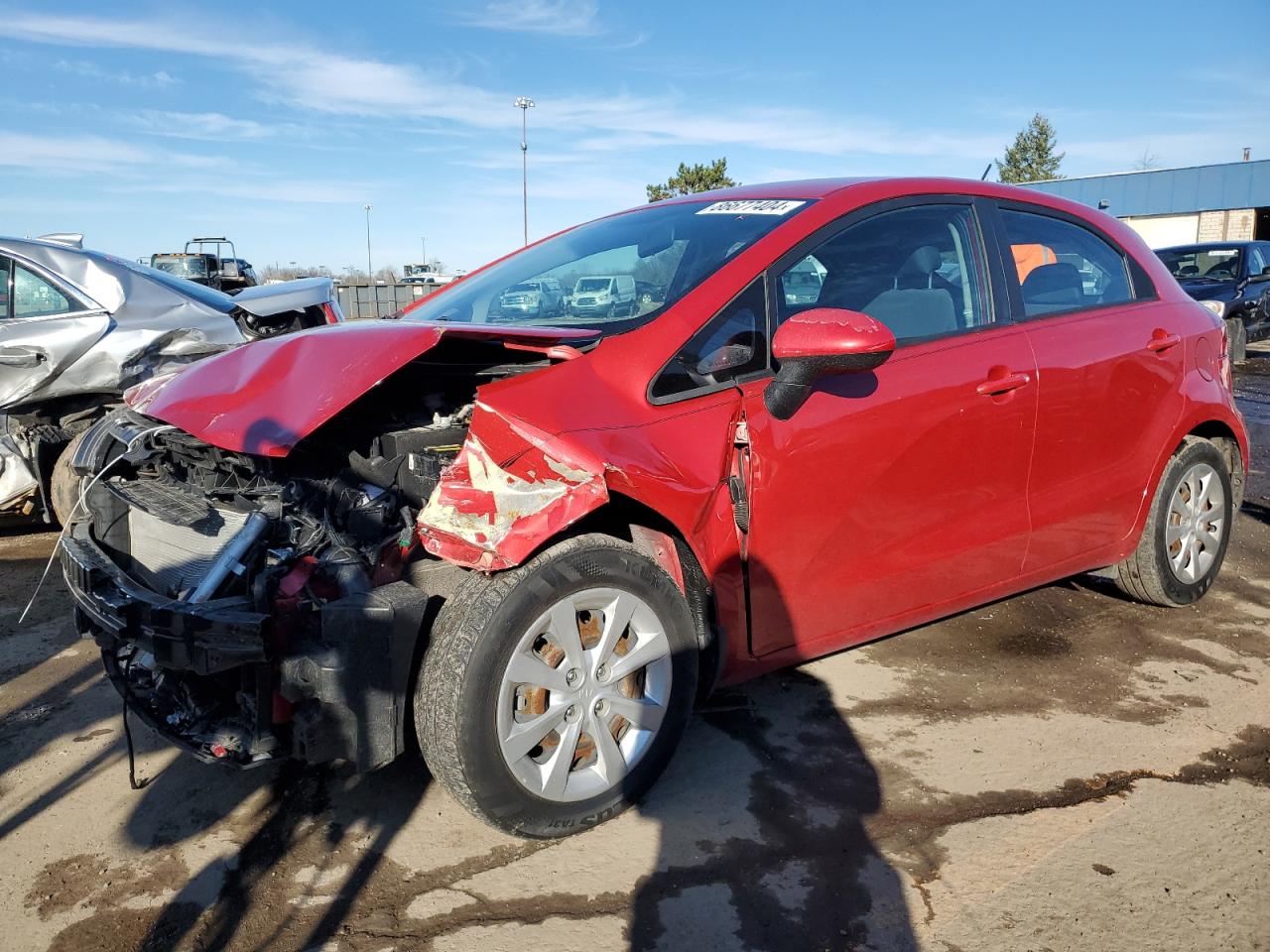 2017 Kia Rio Lx VIN: KNADM5A37H6011109 Lot: 86677404