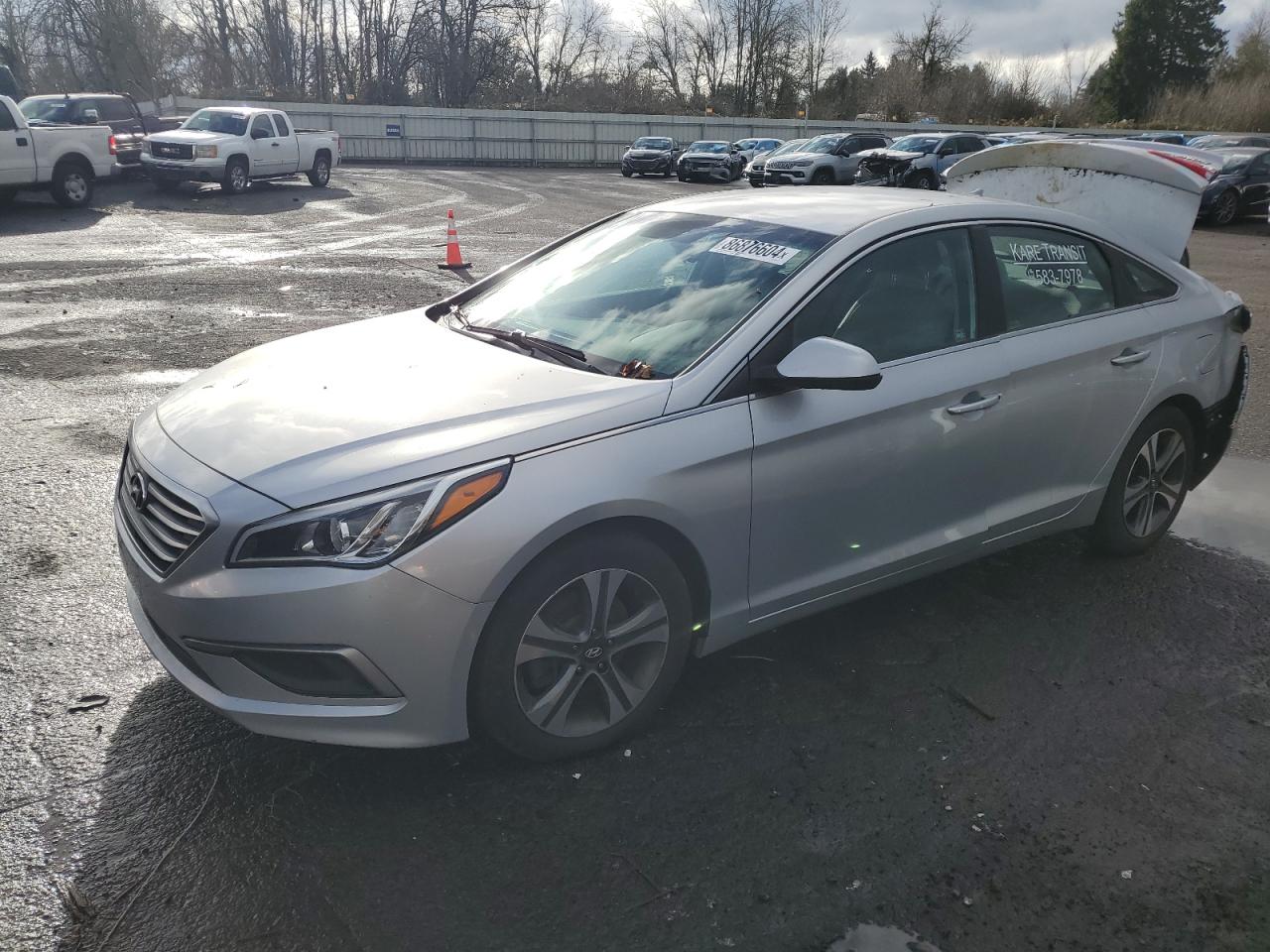 2017 Hyundai Sonata Se VIN: 5NPE24AF0HH556219 Lot: 86876604