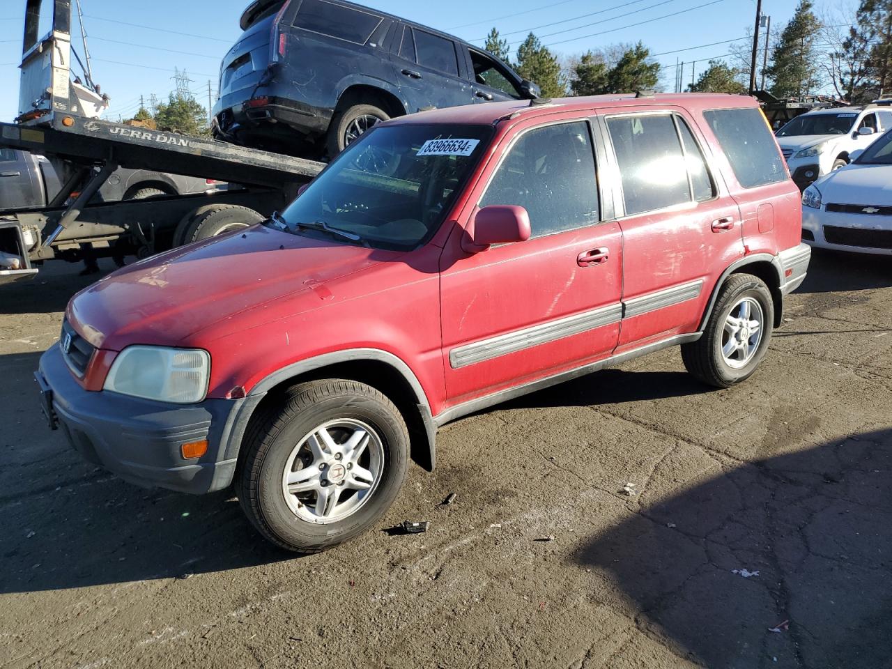 1999 Honda Cr-V Ex VIN: JHLRD1768XC070126 Lot: 83966634