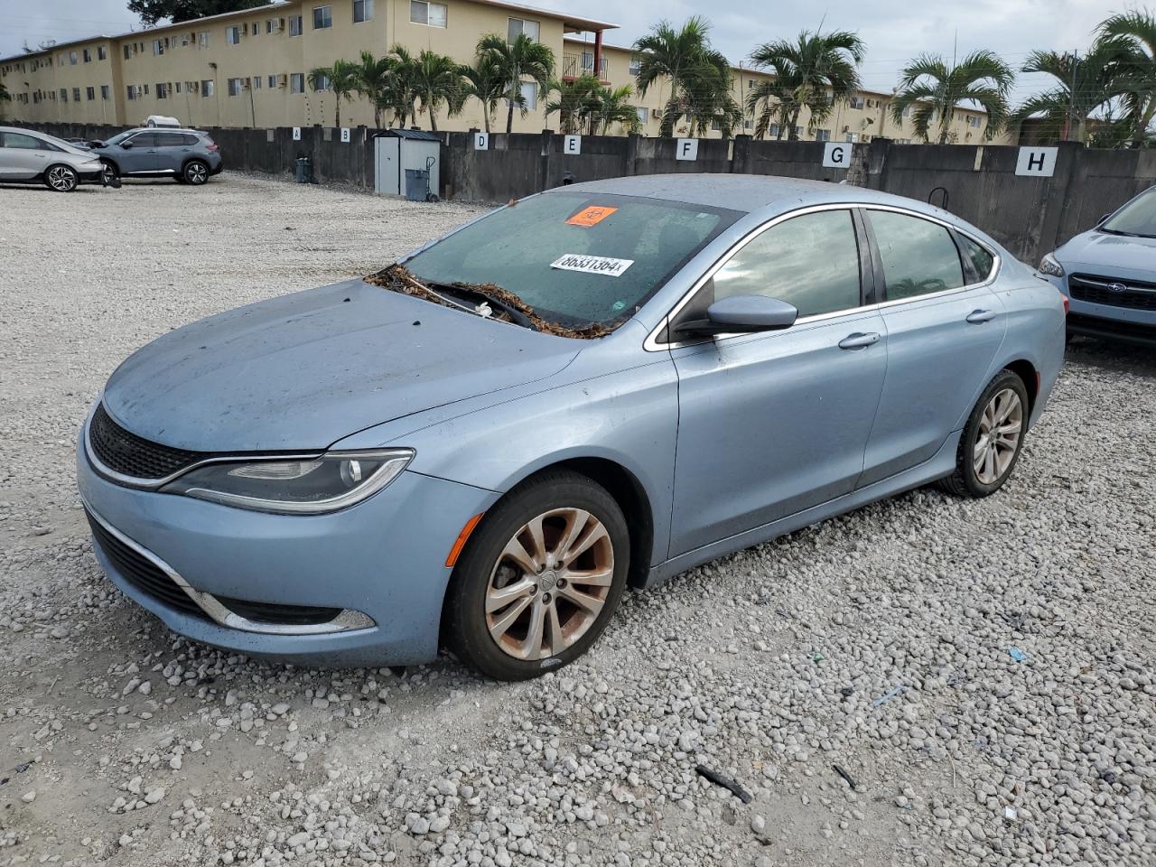 2015 Chrysler 200 Limited VIN: 1C3CCCAB1FN614125 Lot: 86331364