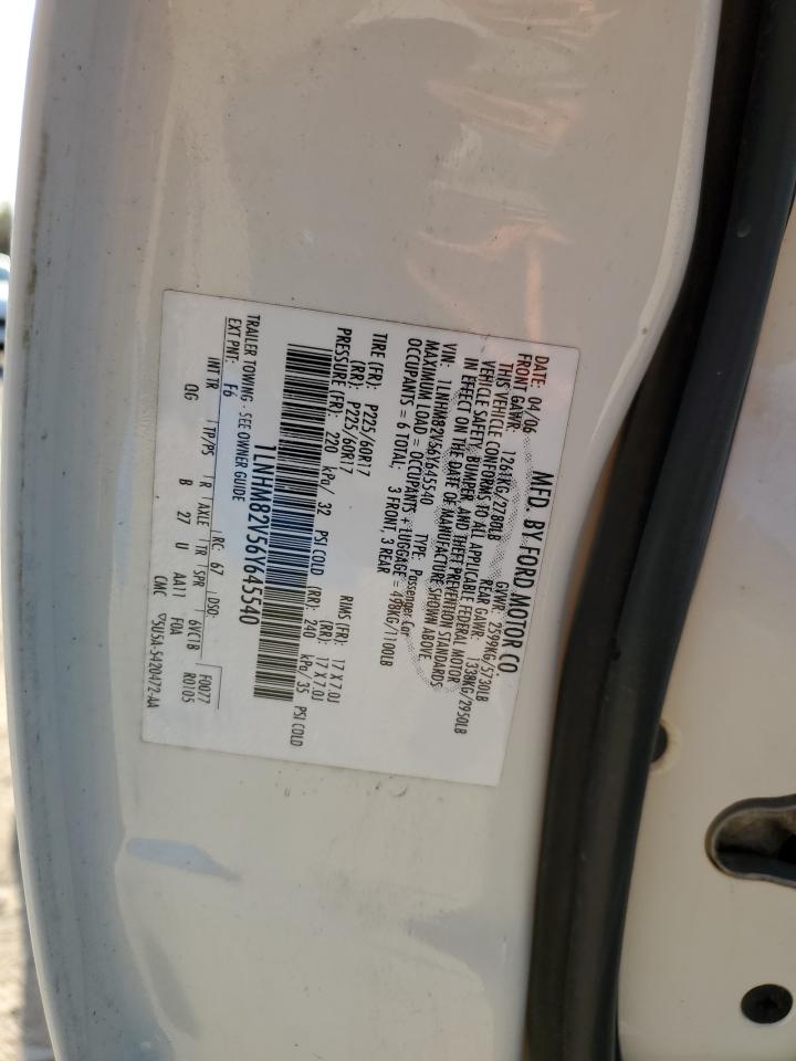 1LNHM82V56Y645540 2006 Lincoln Town Car Signature Limited