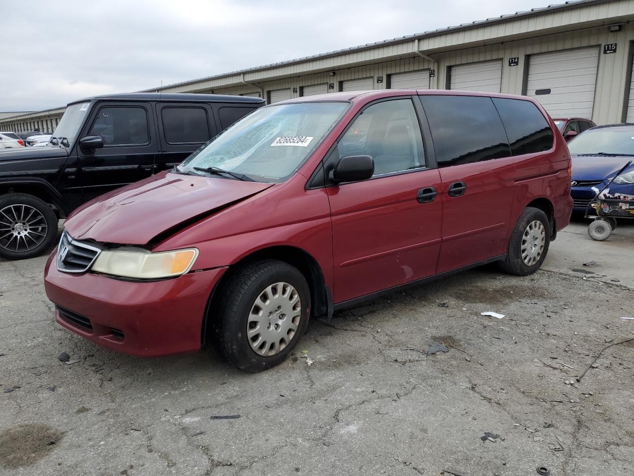 2002 Honda Odyssey Lx VIN: 5FNRL18522B028567 Lot: 82685284