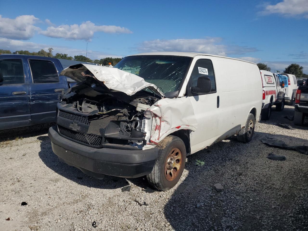 2013 Chevrolet Express G1500 VIN: 1GCSGAFX8D1115668 Lot: 83943274