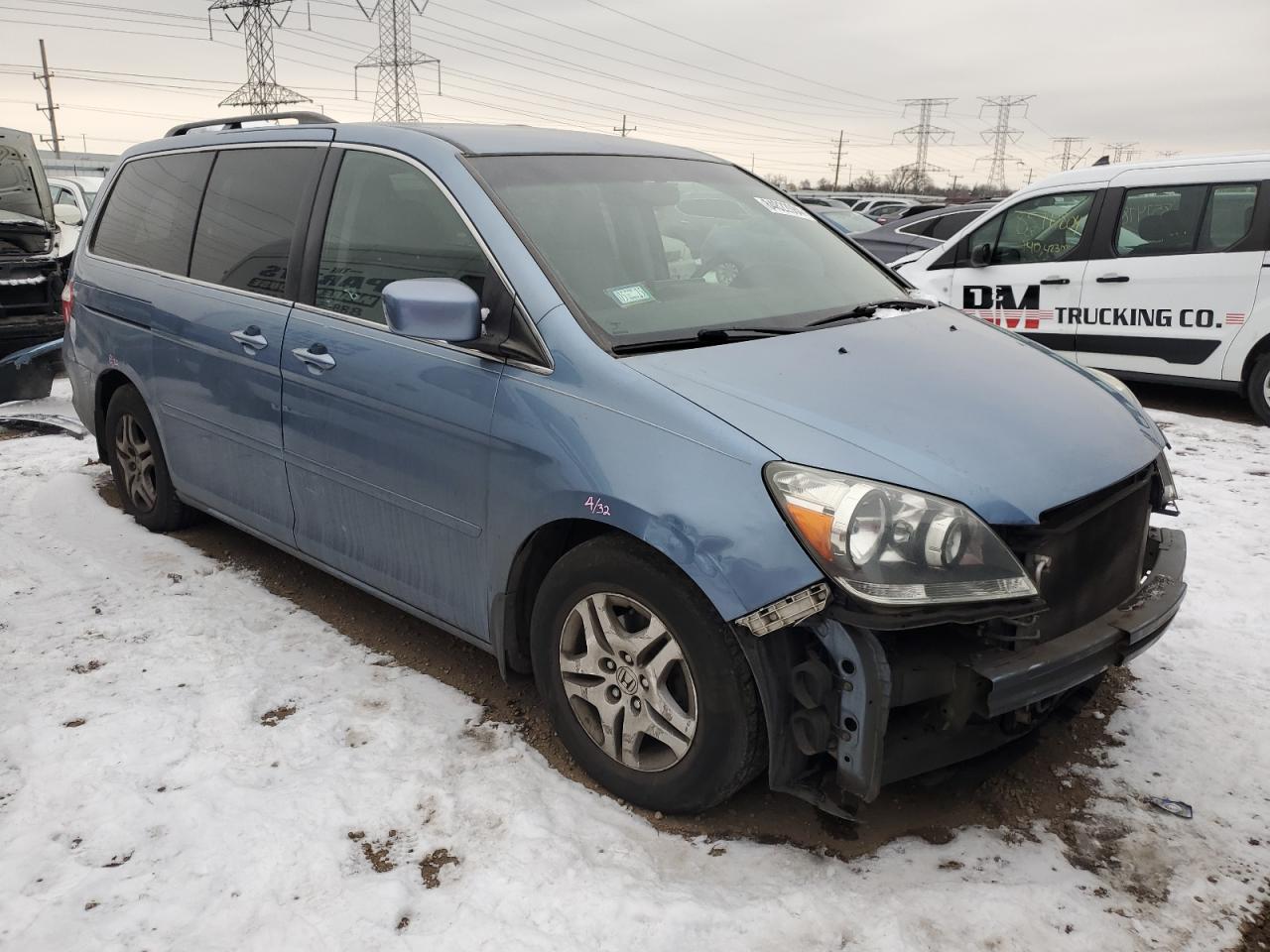 2007 Honda Odyssey Ex VIN: 5FNRL38497B067246 Lot: 84822084