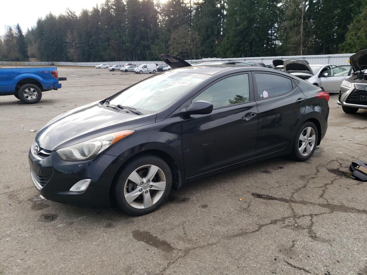 KMHDH4AE0DU504859 2013 Hyundai Elantra Gls