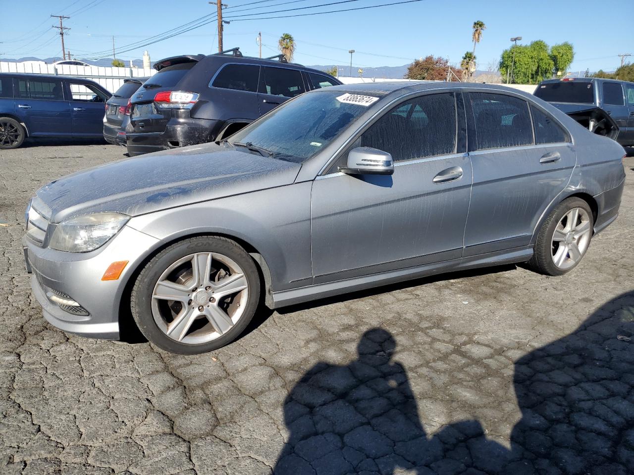 2011 Mercedes-Benz C 300 VIN: WDDGF5EB4BR180351 Lot: 83863674