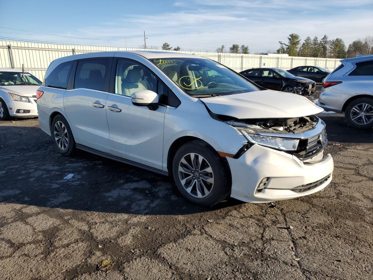 2022 Honda Odyssey Exl VIN: 5FNRL6H70NB028554 Lot: 85357054