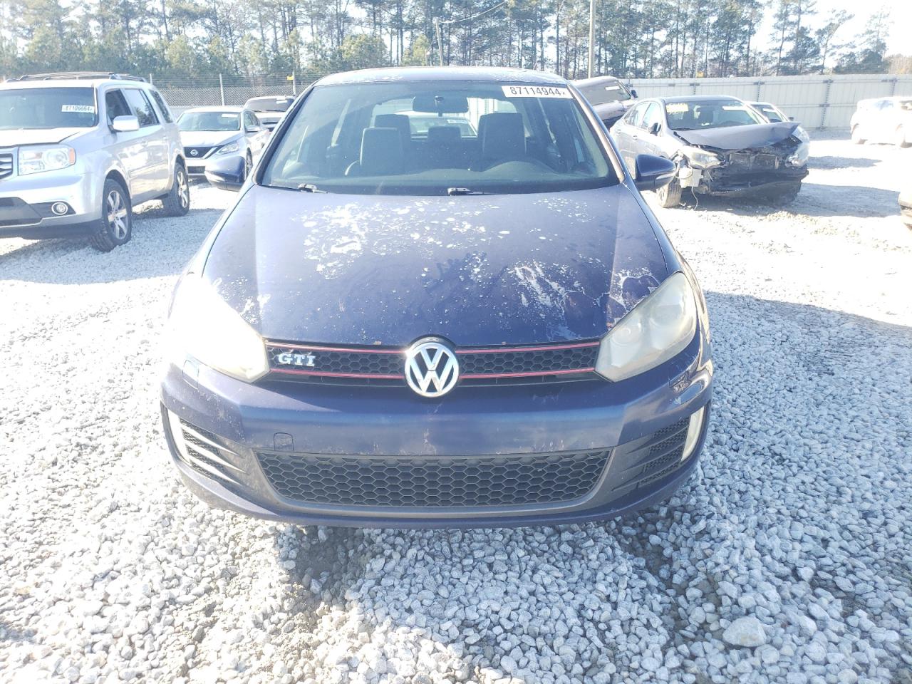 2012 Volkswagen Gti VIN: WVWHV7AJ6CW205344 Lot: 87114944