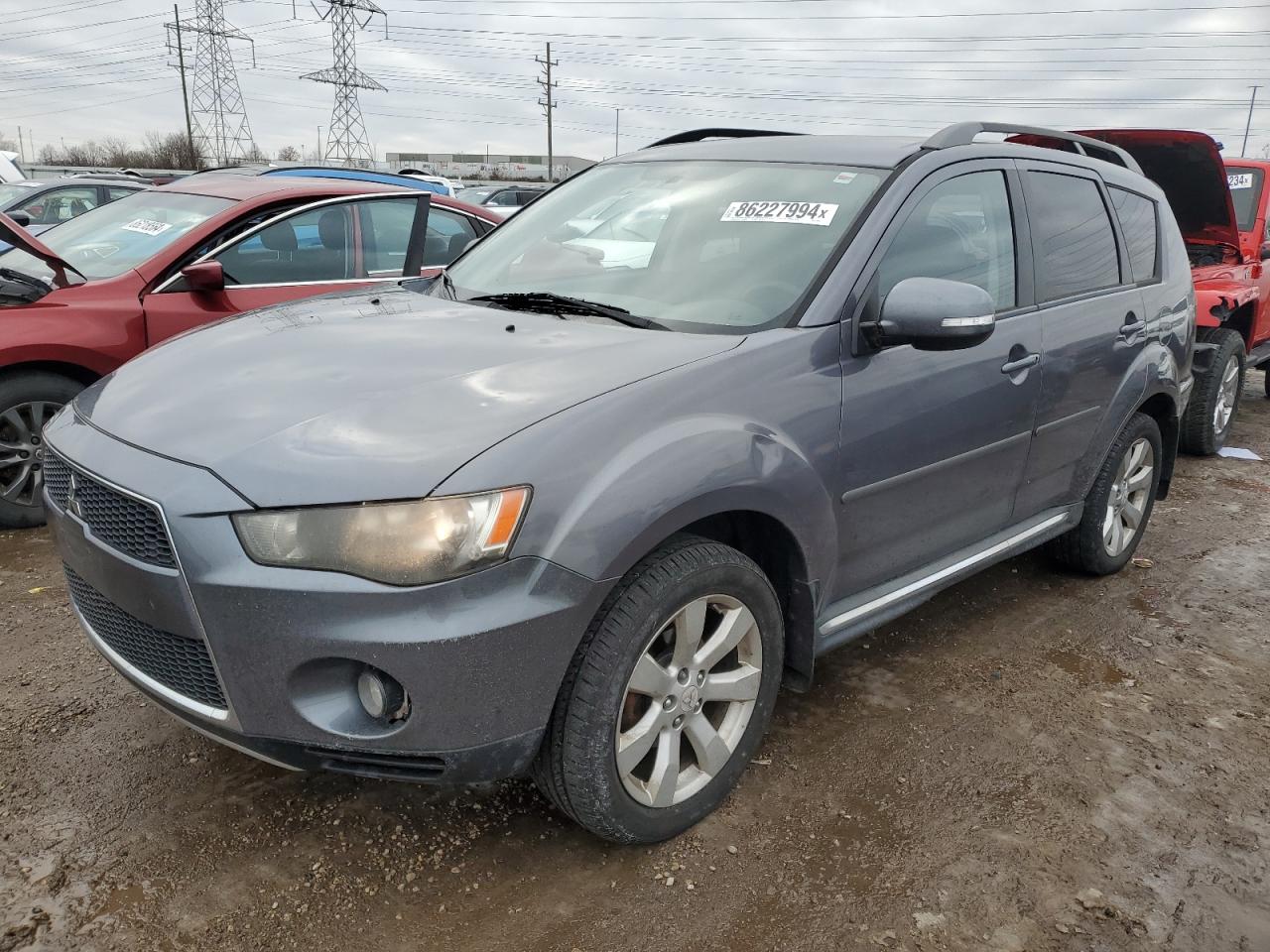 2010 Mitsubishi Outlander Xls VIN: JA4JT4AX1AZ014849 Lot: 86227994