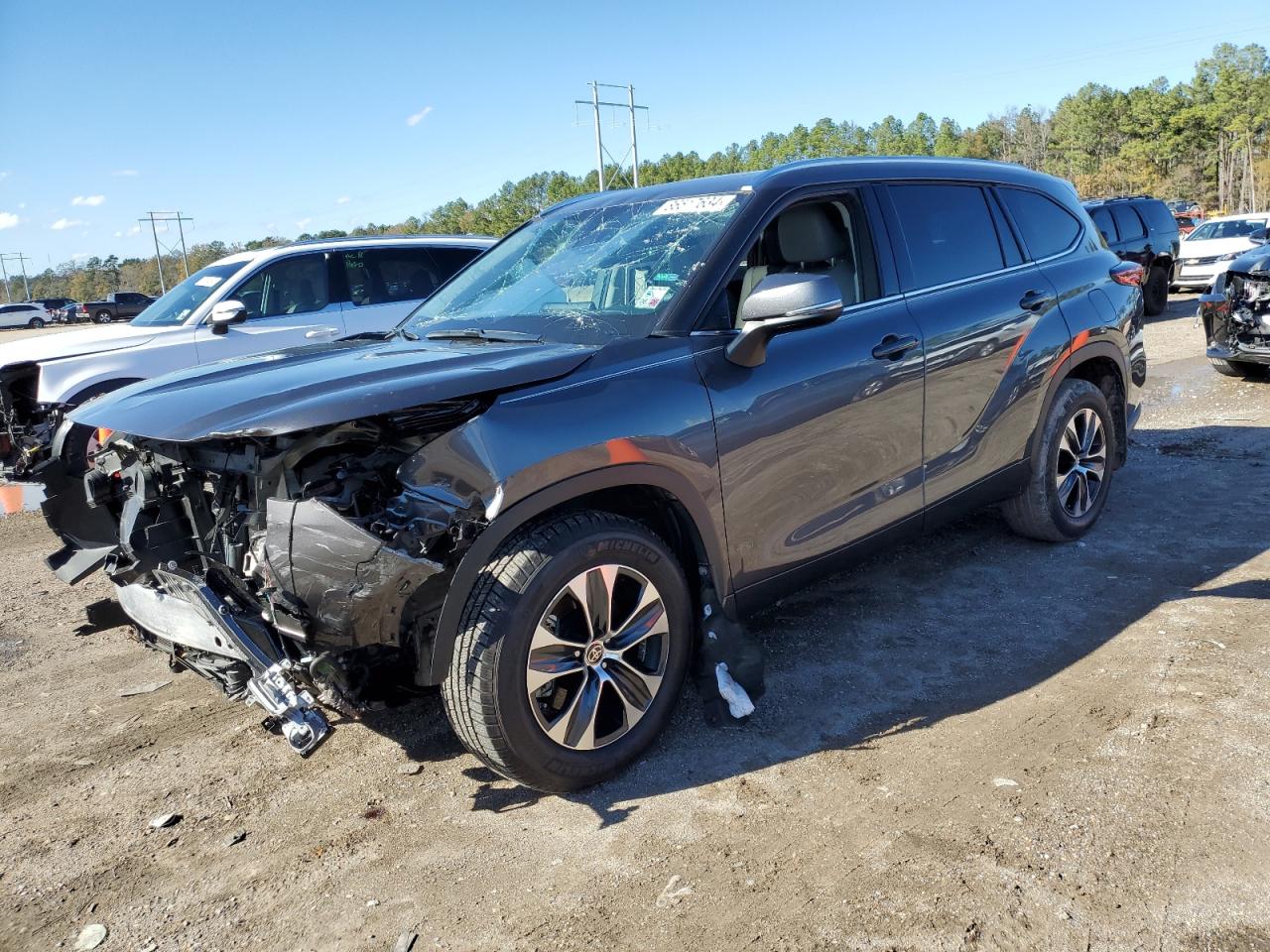 2021 Toyota Highlander Xle VIN: 5TDGZRBH5MS536067 Lot: 86517634