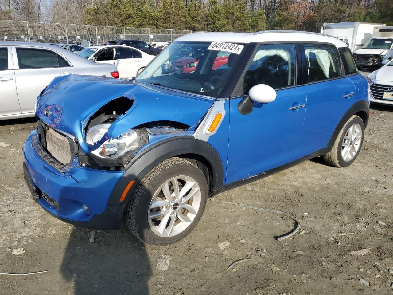 2012 Mini Cooper Countryman VIN: WMWZB3C5XCWM03928 Lot: 84912424