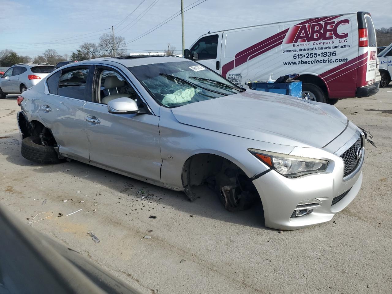 2015 Infiniti Q50 Base VIN: JN1BV7AP8FM356814 Lot: 86487394