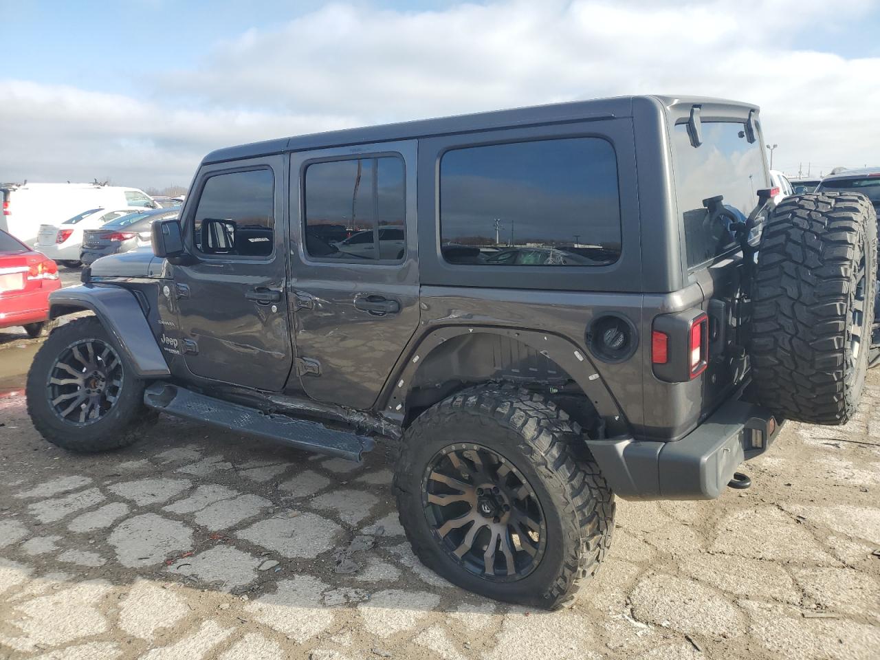 2020 Jeep Wrangler Unlimited Sahara VIN: 1C4HJXEN9LW195658 Lot: 85756024