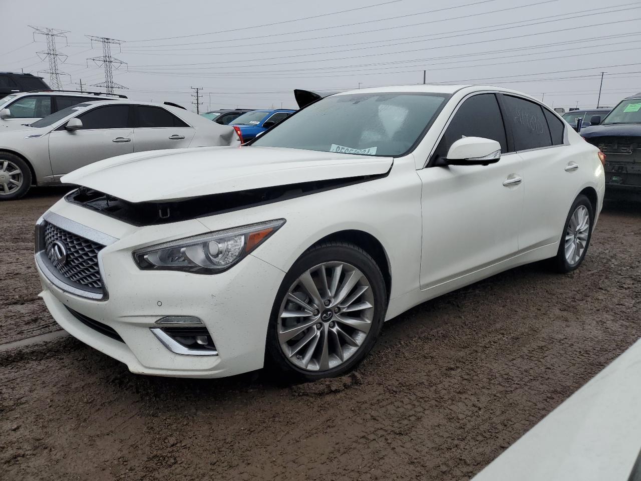 2021 Infiniti Q50 Luxe VIN: JN1EV7BR8MM754065 Lot: 85850604