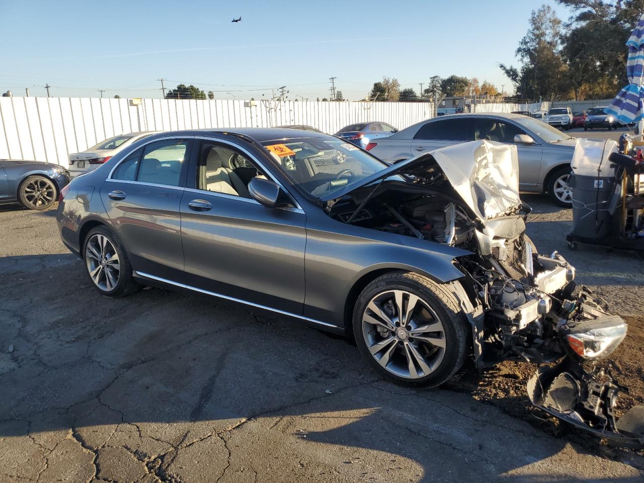 2017 Mercedes-Benz C 300 VIN: 55SWF4JB1HU186899 Lot: 85483374