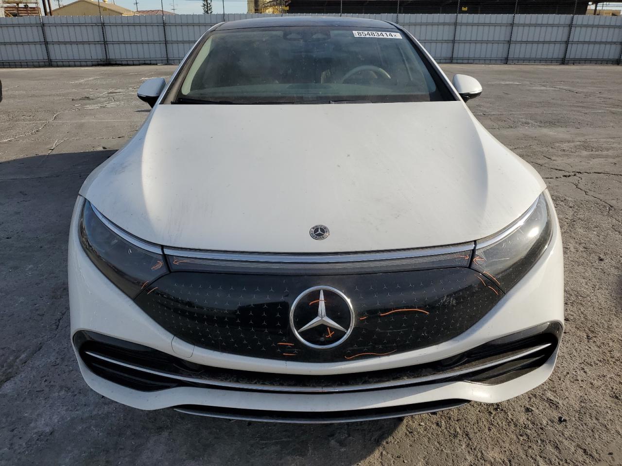 2022 Mercedes-Benz Eqs Sedan 450+ VIN: W1KCG2DB0NA003956 Lot: 85483414