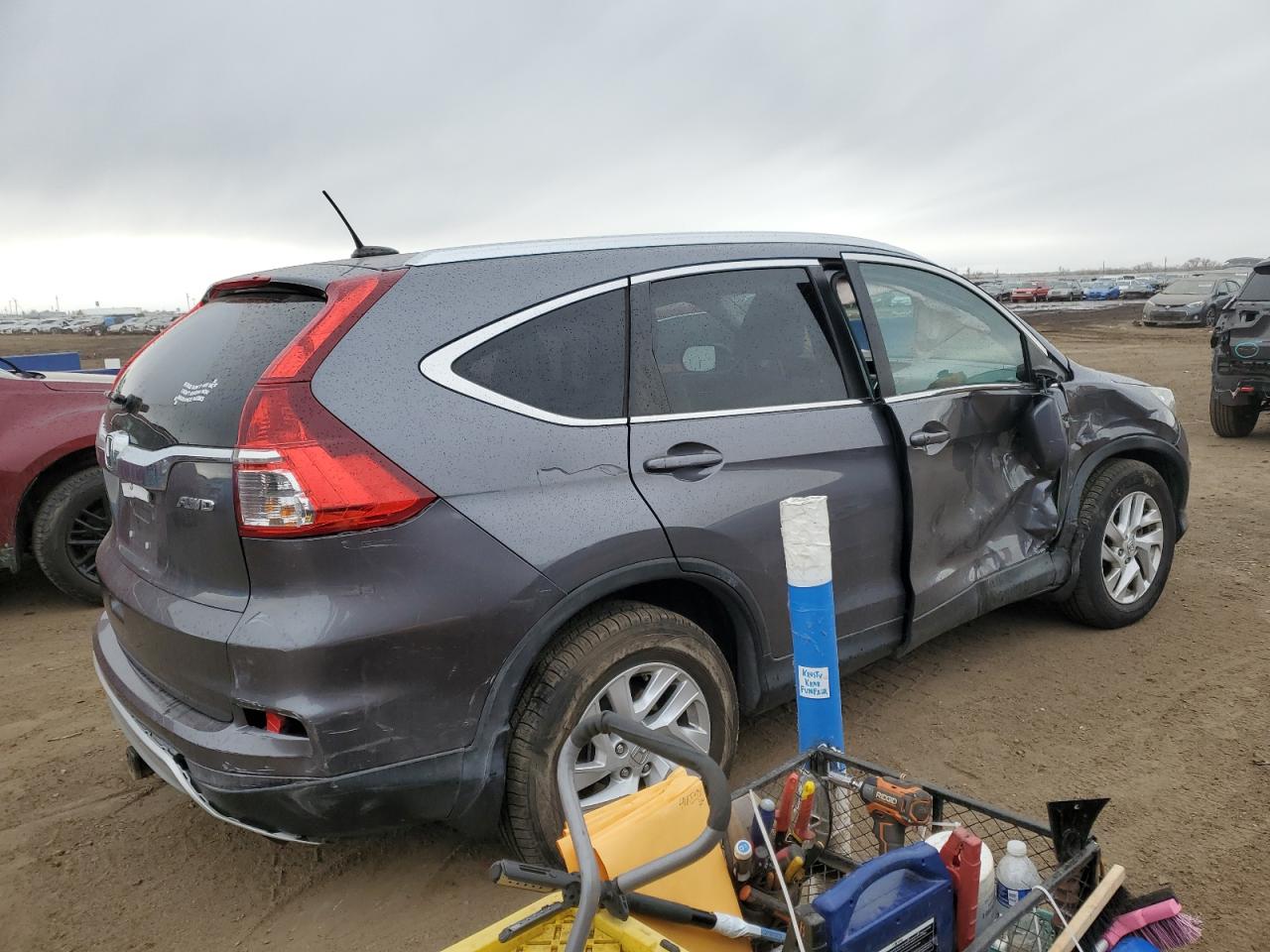 2HKRM4H79FH697801 2015 Honda Cr-V Exl