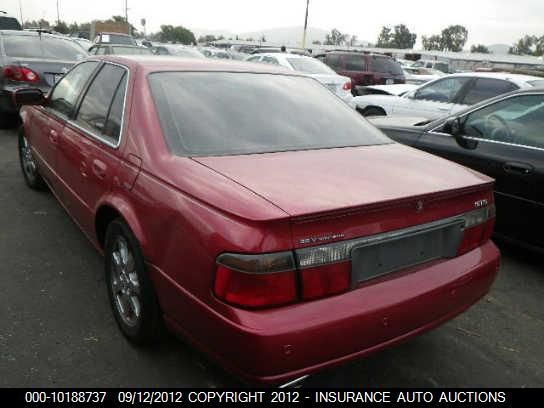 2001 Cadillac Seville Sts VIN: 1G6KY54921U267385 Lot: 10188737