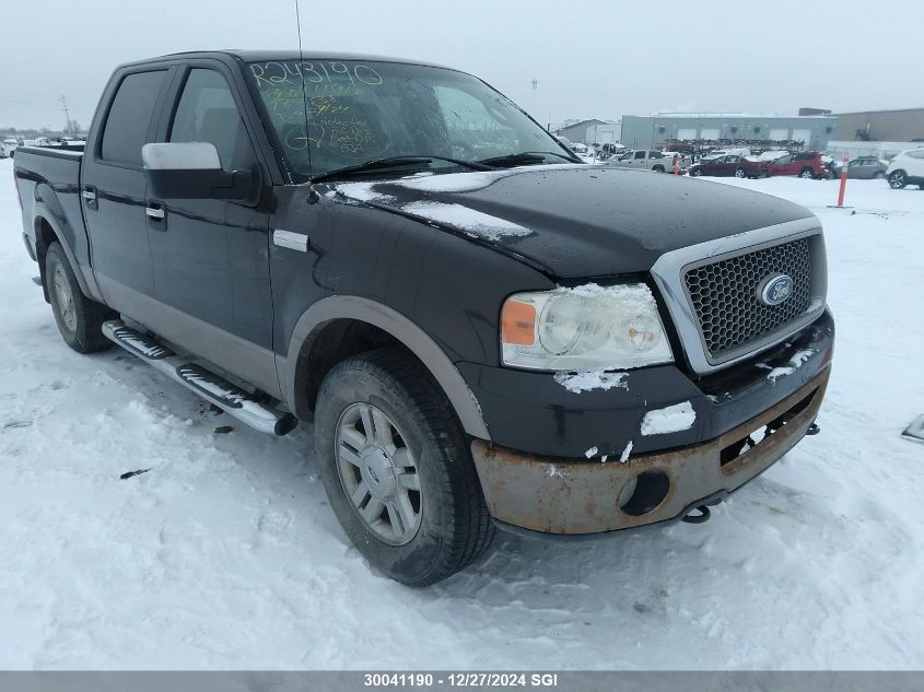 2006 Ford F150 Supercrew VIN: 1FTPW14586KB59838 Lot: 30041190