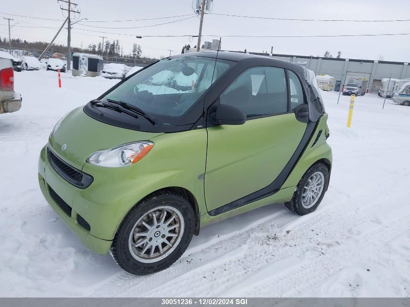 2011 Smart Fortwo Pure/Passion VIN: WMEEJ3BA4BK449037 Lot: 30051236