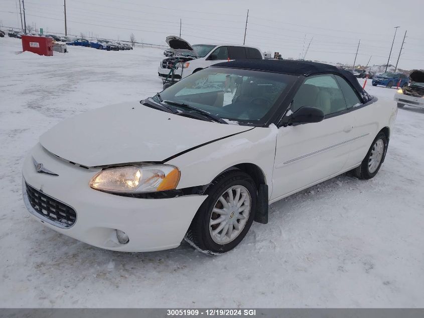 2003 Chrysler Sebring Limited VIN: 1C3EL65R13N562444 Lot: 30051909