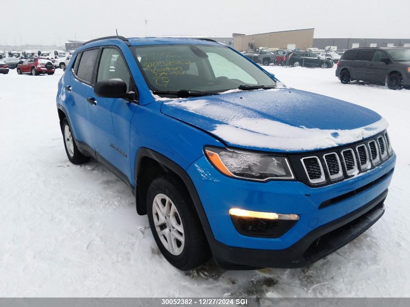 2018 Jeep Compass Sport VIN: 3C4NJDAB9JT209963 Lot: 30052382