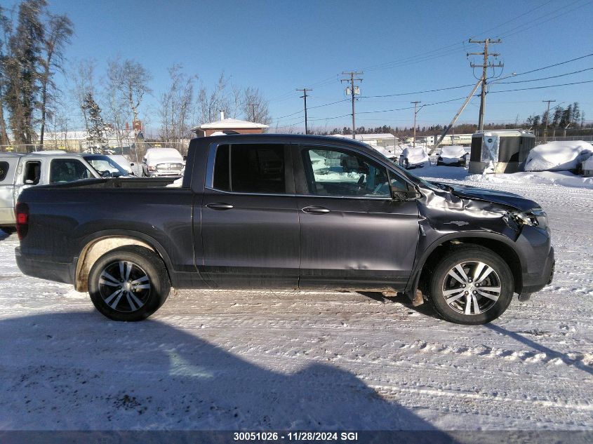 2017 Honda Ridgeline Rtl VIN: 5FPYK3F50HB504862 Lot: 30051026