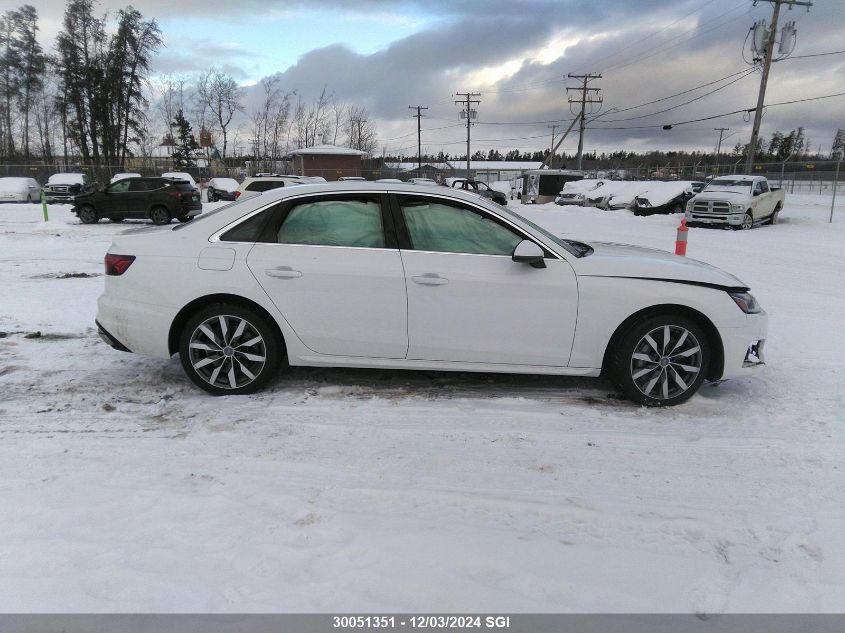 2020 Audi A4 Komfort VIN: WAUANAF44LN007737 Lot: 30051351