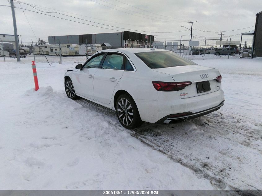 2020 Audi A4 Komfort VIN: WAUANAF44LN007737 Lot: 30051351