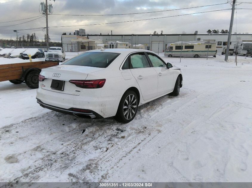 2020 Audi A4 Komfort VIN: WAUANAF44LN007737 Lot: 30051351