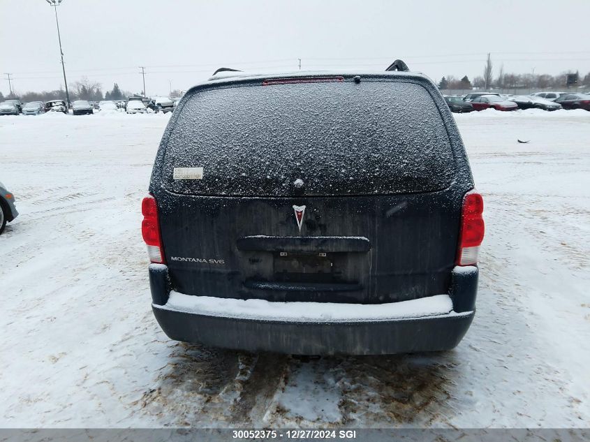 2007 Pontiac Montana Sv6 VIN: 1GMDU23107D136200 Lot: 30052375