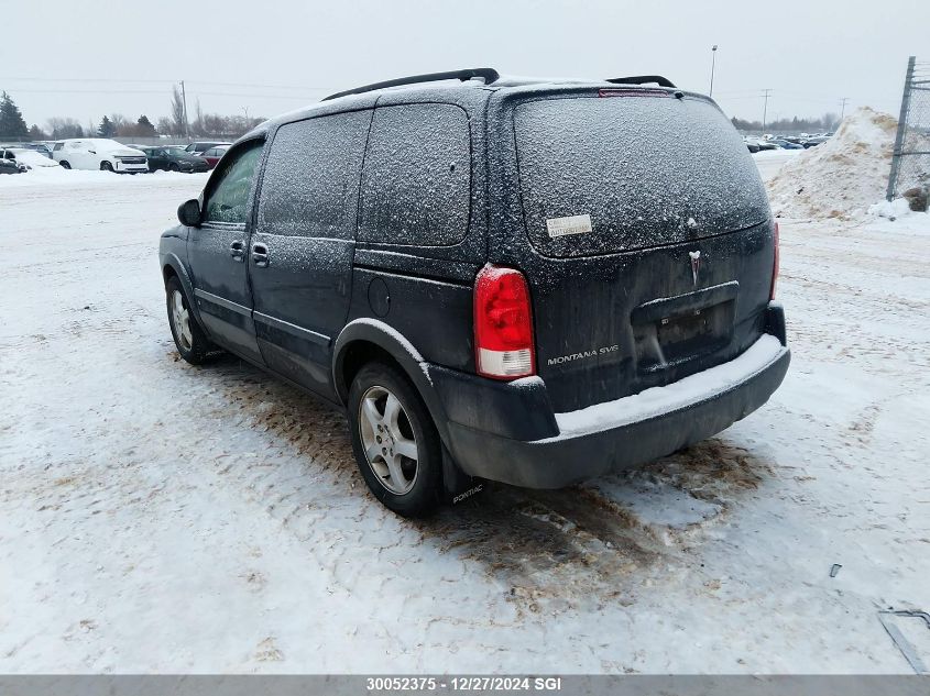 2007 Pontiac Montana Sv6 VIN: 1GMDU23107D136200 Lot: 30052375